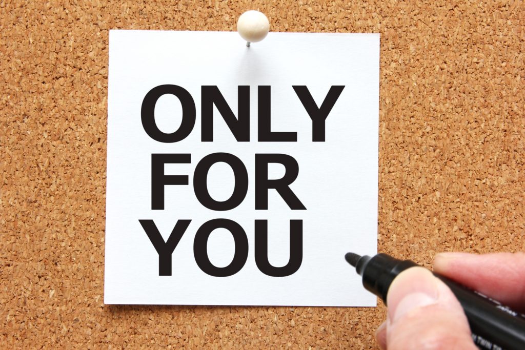 売れるメッセージ「For you」