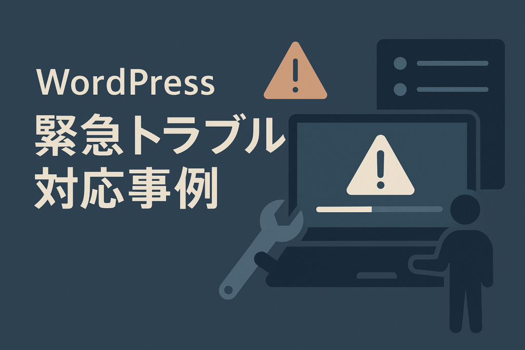 【事例紹介】Wordpressの管理画面の表示がおかしくなっていて編集ができない