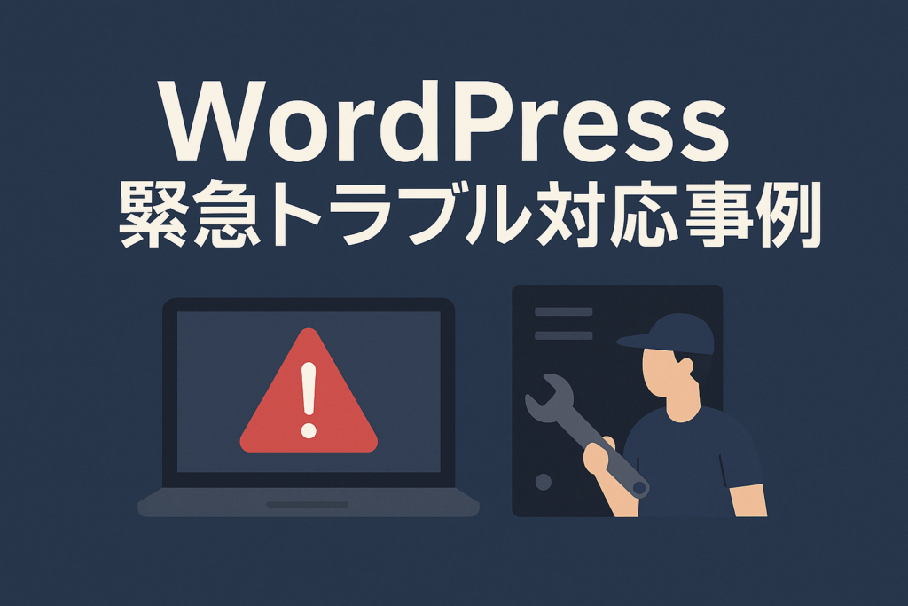 WordPressトラブル事例┃サイトの表示が真っ白になってしまった